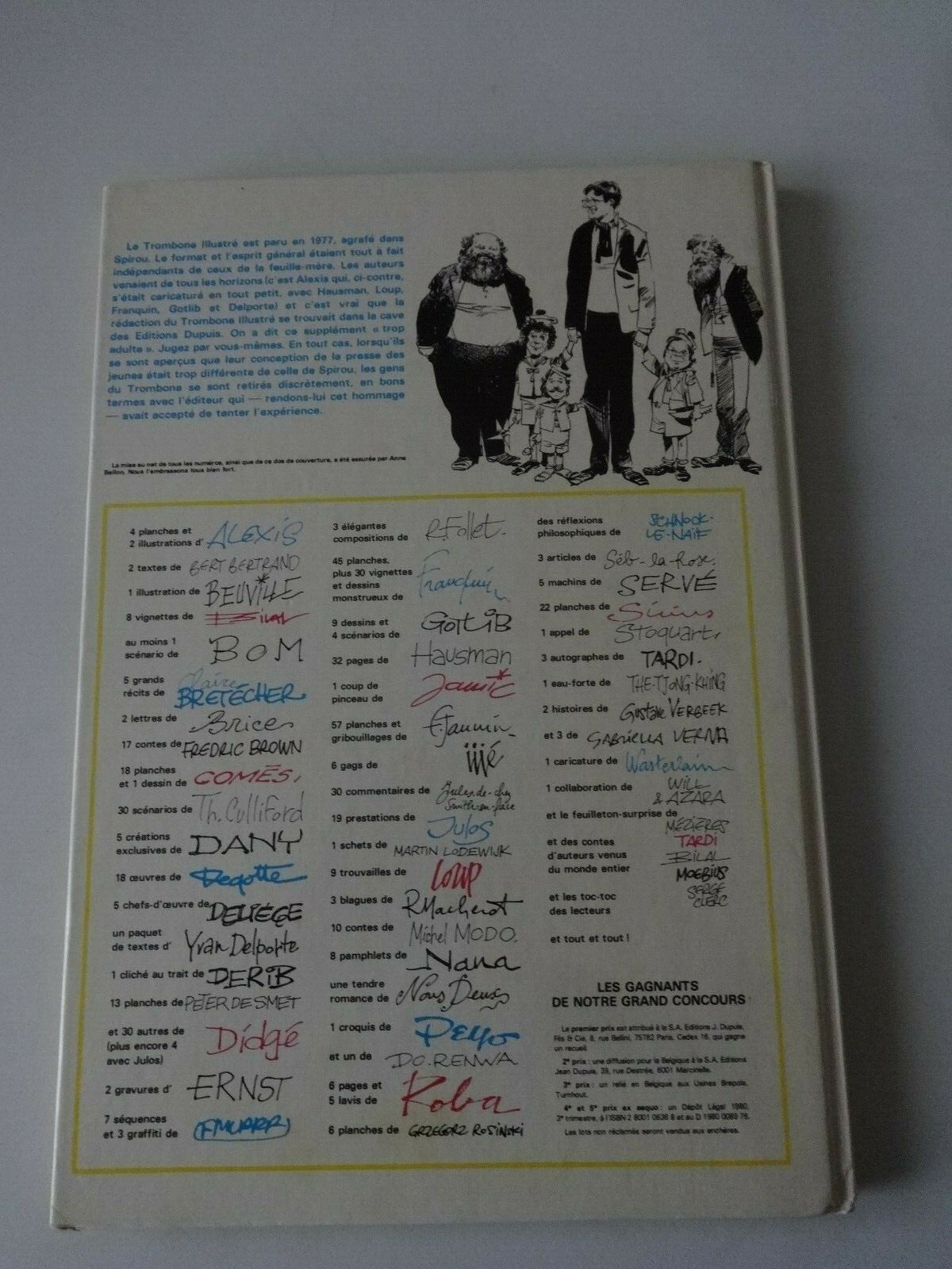 Trombone illustré- Recueil 53 auteurs  - EO-1980 - TBE - Franquin et collectif