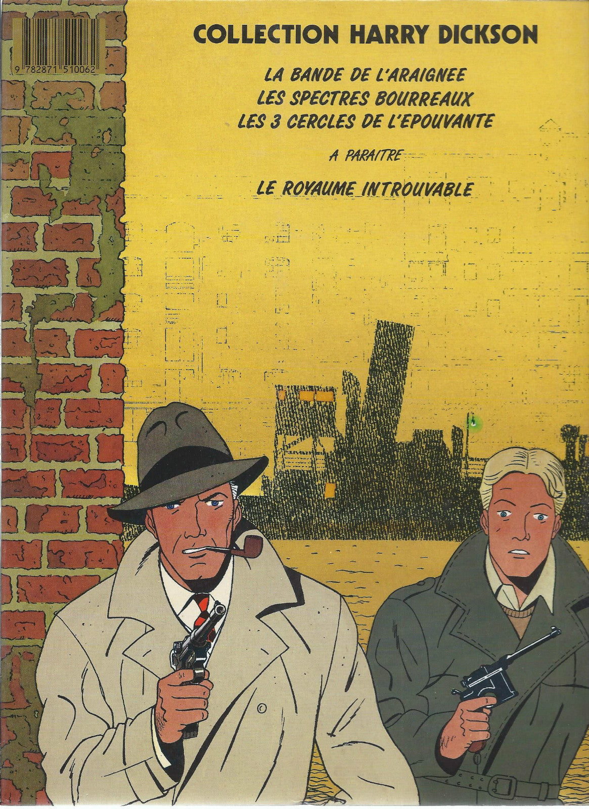 BD Harry Dickson  N°3 - Les 3 cercles de l'épouvante- E.O- 1990 -TBE- Zanon P.J.