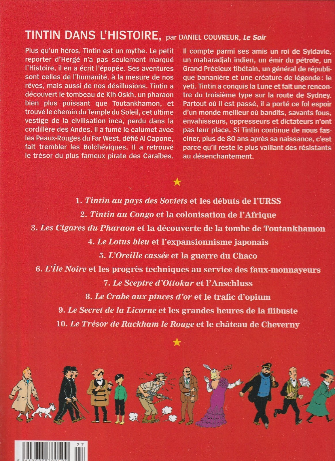 BD- Tintin - Les personnages de Tintin dans l'histoire  - EO -2011 - TTBE- Hergé