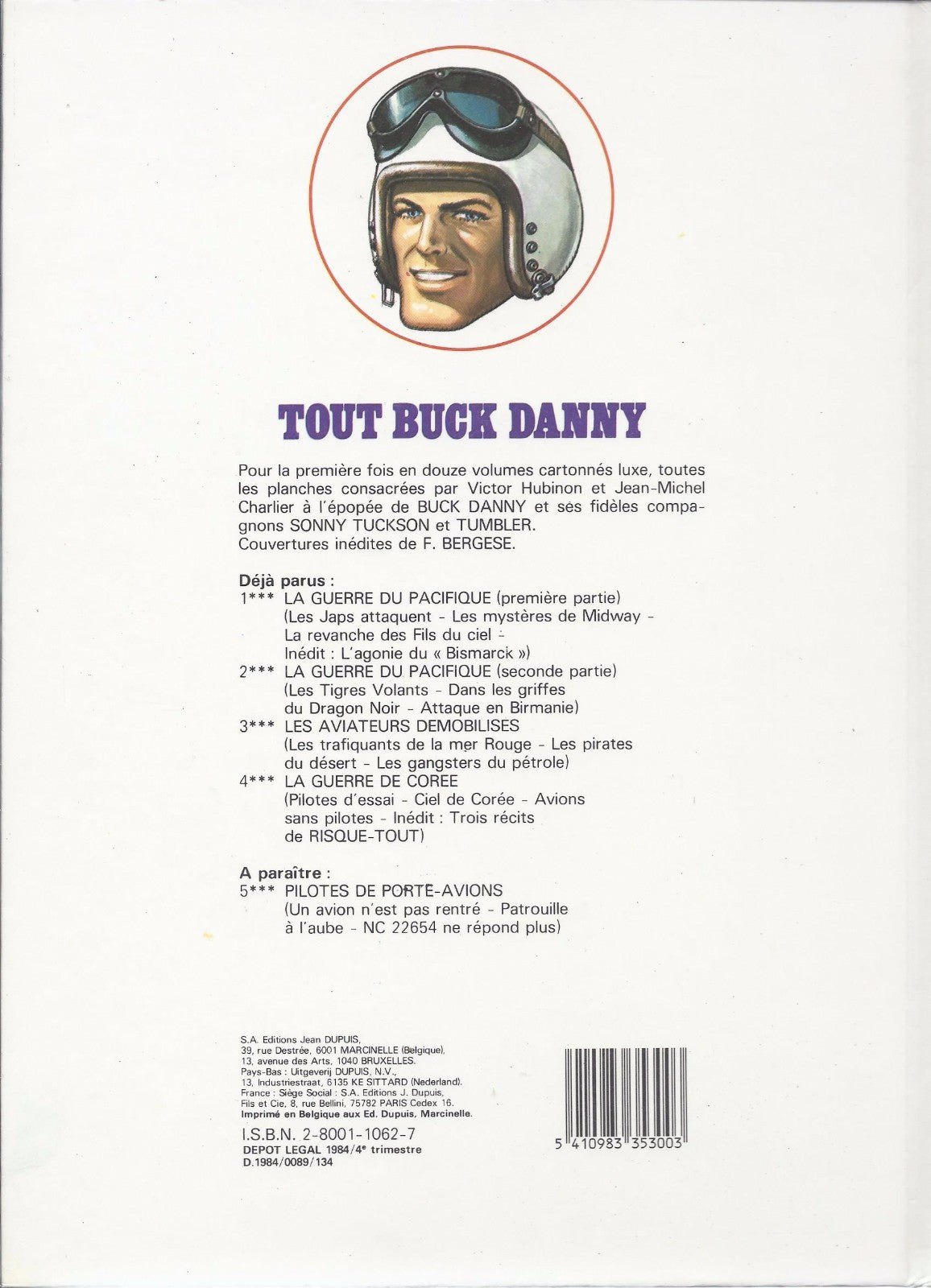 BD Tout Buck Danny  - N°4- EO- cartonnée-1984 -TBE- Hubinon
