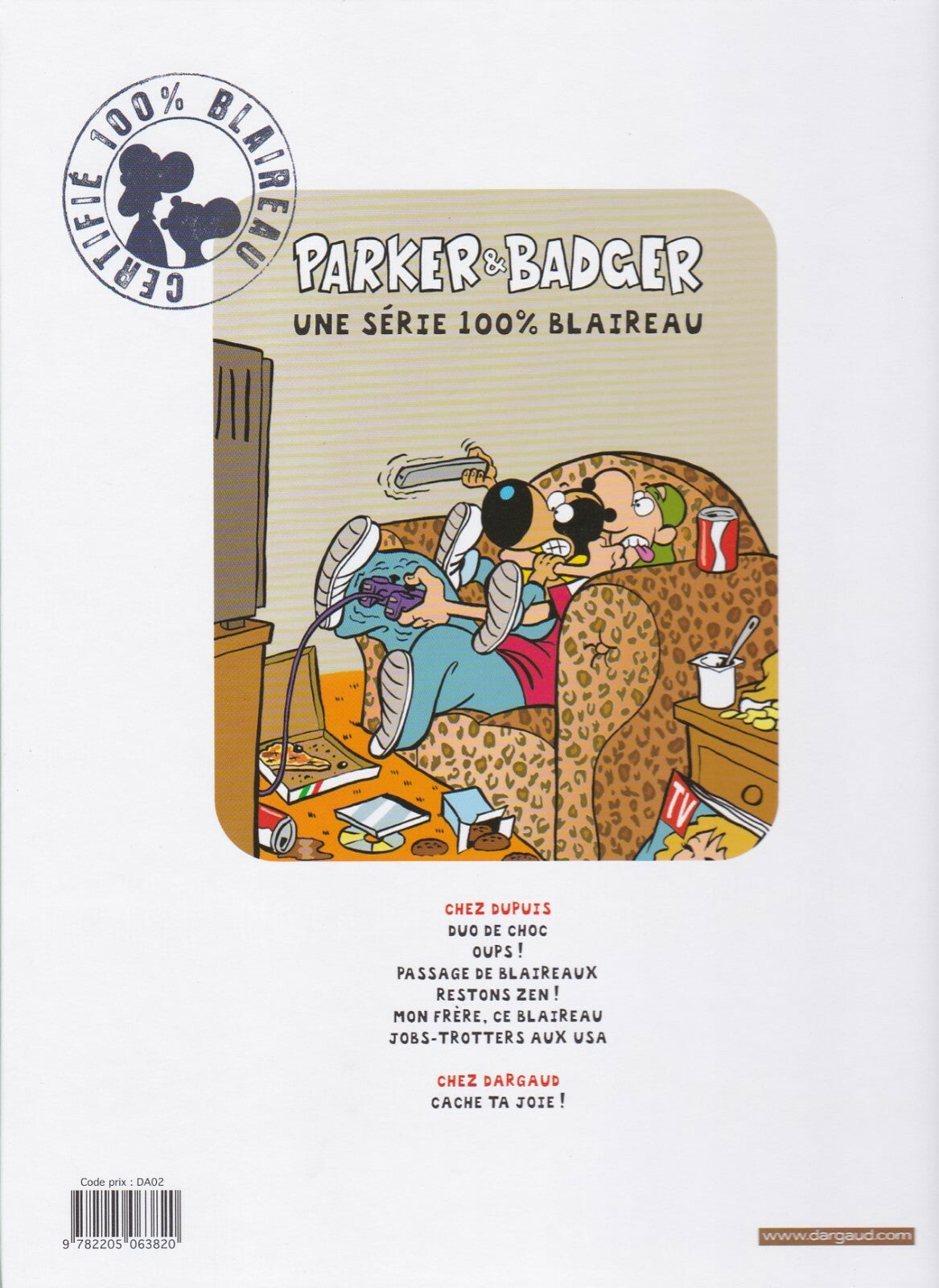 Comic Book Parker&Badger - Cache ta joie - No. 7 - 1st Ed. - 2010 - NM - Cuadrado