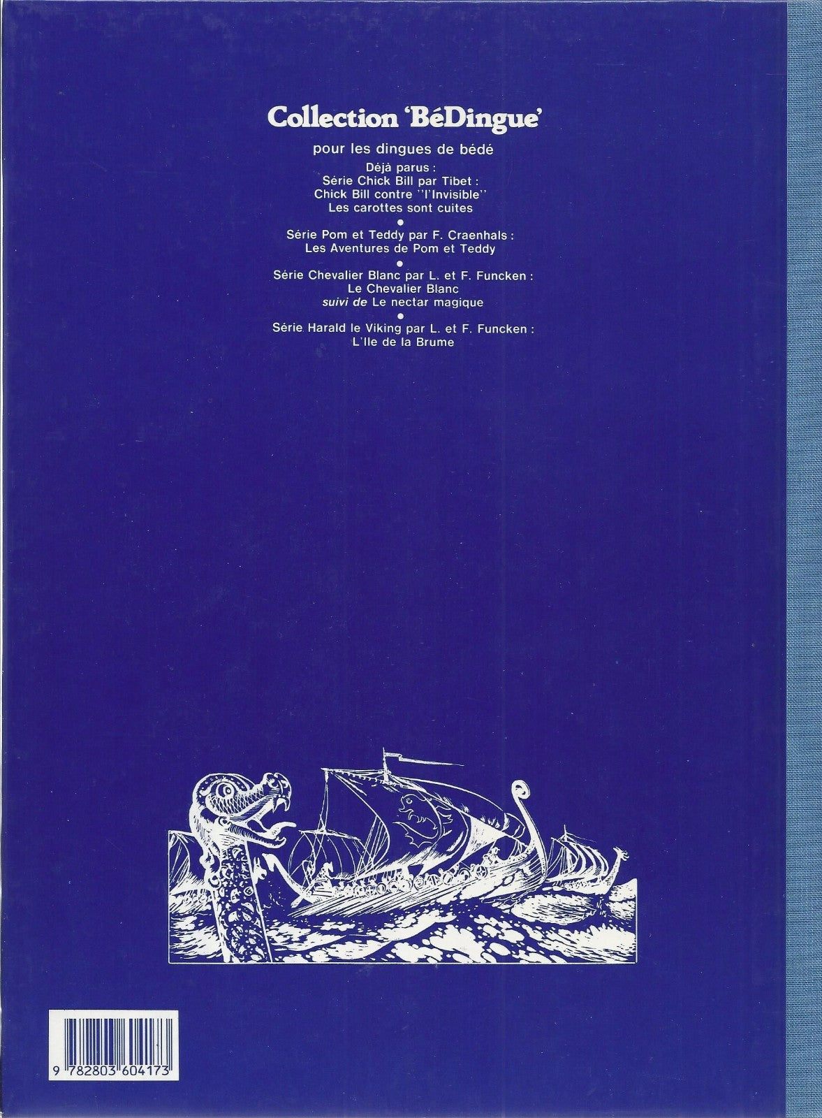 BD Harald le viking- L'île de la Brume - RE. en dos toilé   -1983 -TTBE- Funcken