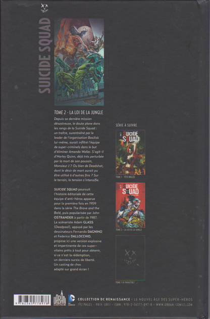 BD   Suicide Squad- La loi de la jungle - N°2- EO - 2016 -TTBE- Collectif