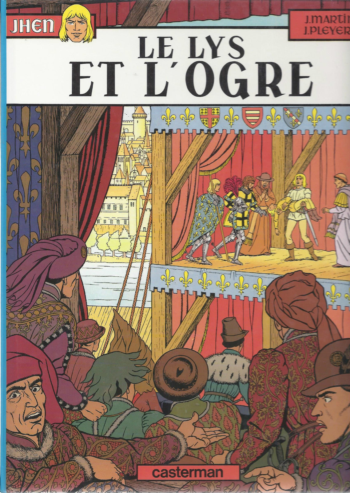 BD  Jhen - Le Lys et l'ogre - N°6-  EO cartonnée - 1986 - TBE- Pleyers