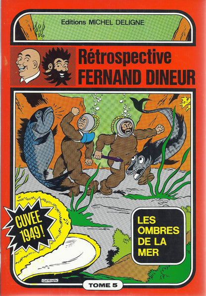 BD Tif et Tondu -Tome 5 -Les ombres de la mer- EO-1976 -TTBE- Dineur F-1000 exe.