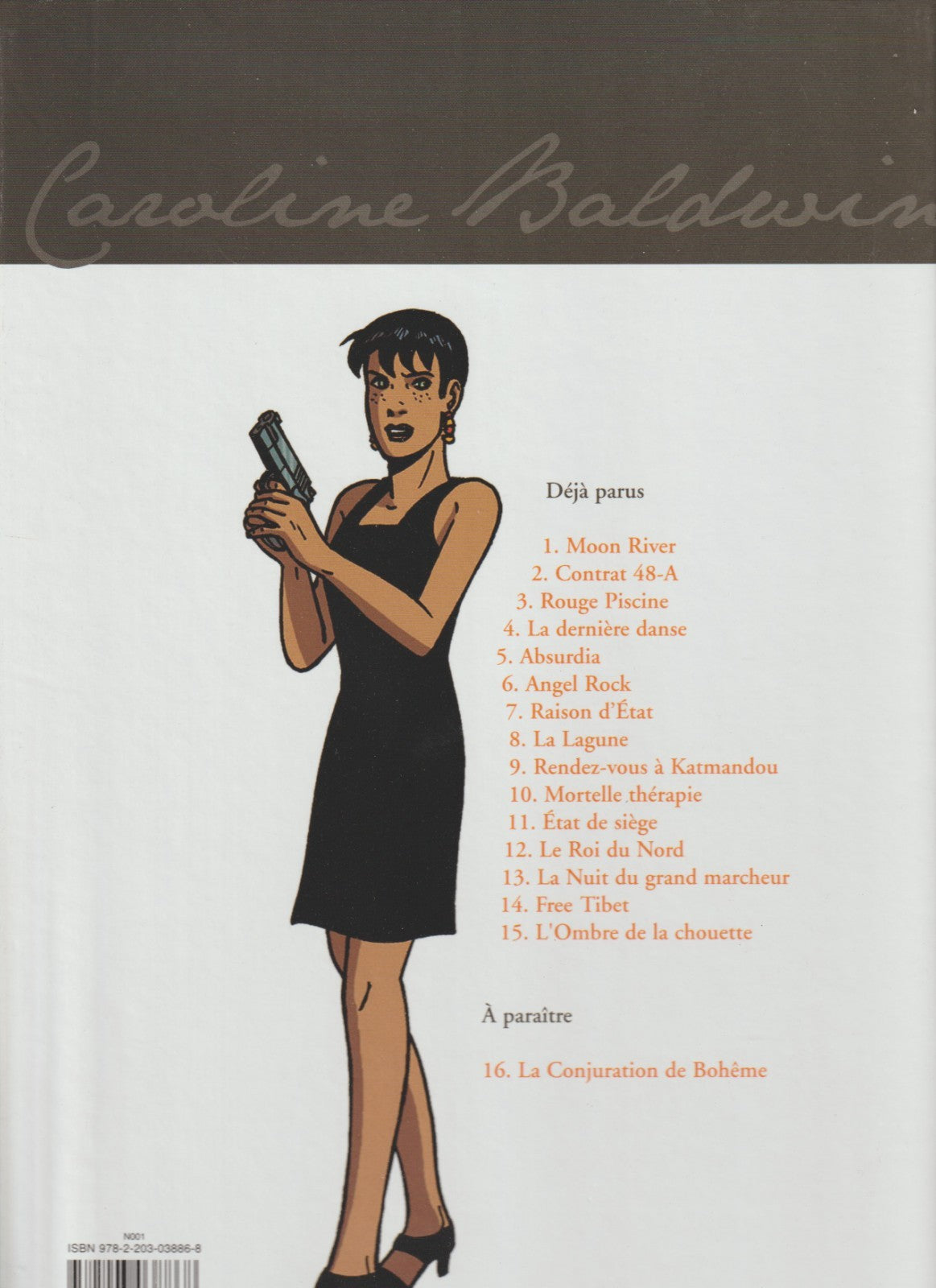BD  Caroline Baldwin - L'ombre de la chouette- 15 - EO - 2011 -TTBE- Denayer