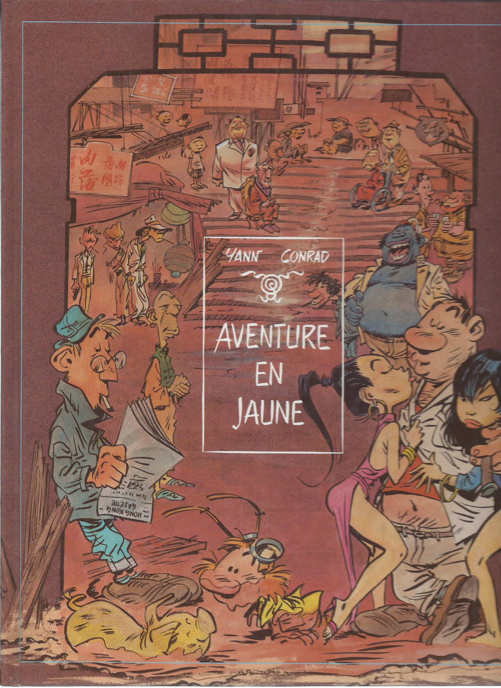 BD Les innommables-  Aventure en jaune - N°1 - RE -1986  -TBE- Conrad