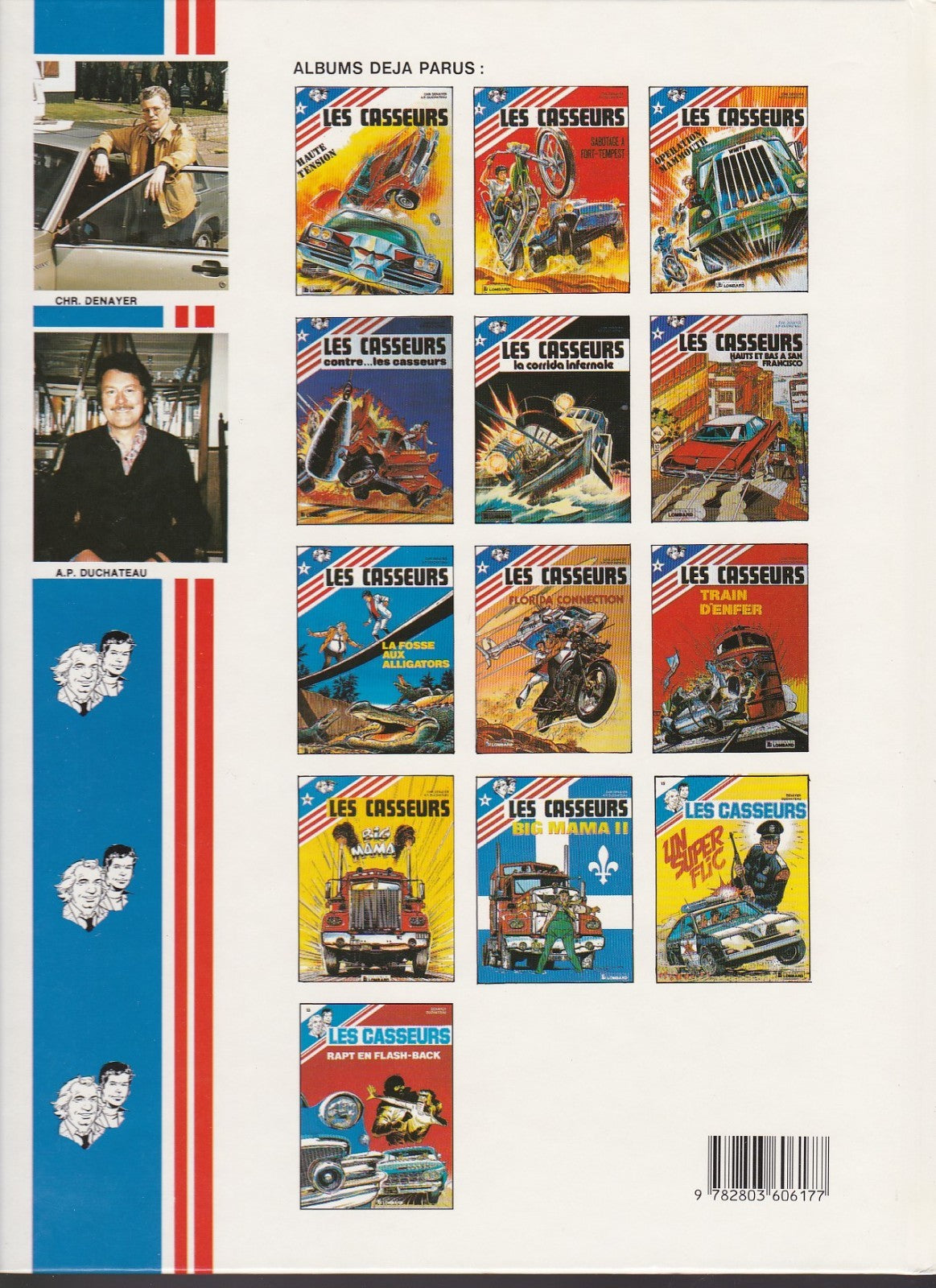 BD Les casseurs - Rapt en flash-back- N°13  EO -1987 -TBE- Denayer
