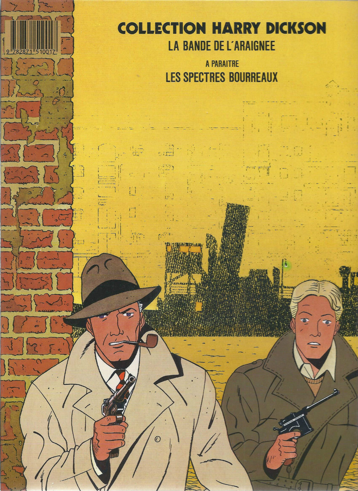BD Harry Dickson  N°1 - La bande de l'araignée- E.O- 1986 -TBE- Zanon P.J.