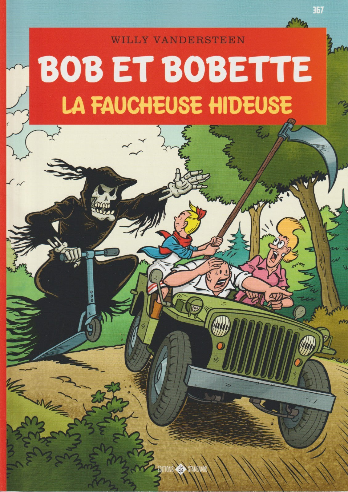 BD  Bob et Bobette- La faucheusee hideuse - N°367-EO-2023-Neuf-Vandersteen