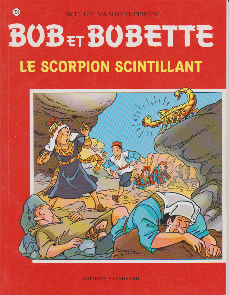 Comic Book - Suske en Wiske - The Sparkling Scorpion - No. 231 - First Edition - 1992 - Very Good Condition - Vandersteen