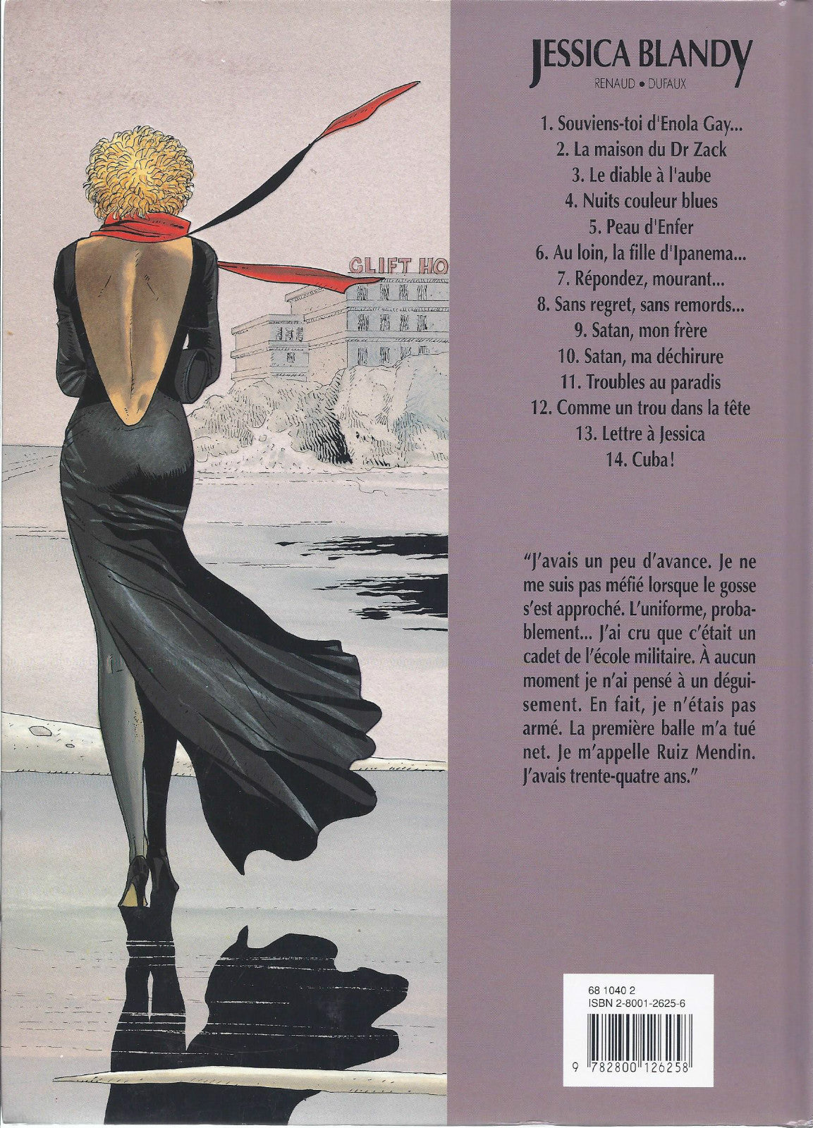BD  Jessica Blandy - N°14 - Cuba ! - E.O.1998 -TBE - Renaud