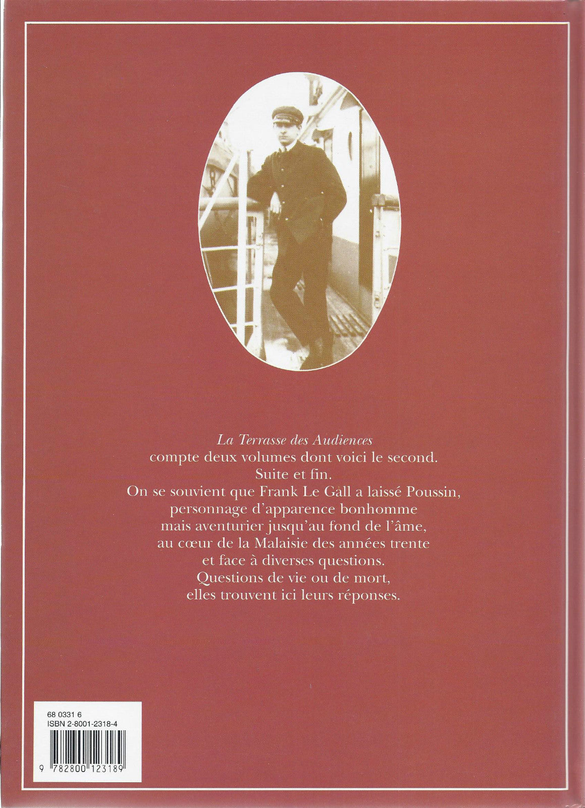 BD Théodore Poussin- La terrasse des audiences - N°10-EO-1997-TBE- Le Gall Frank