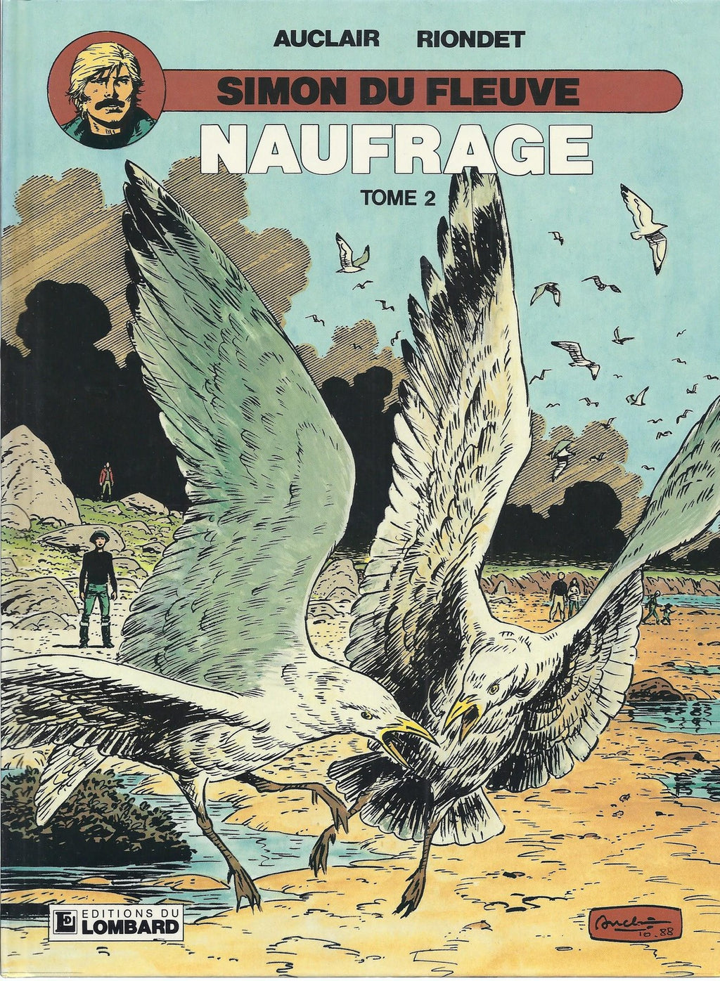 BD  Simon du fleuve  - N°9 -  Naufrage tome 2-  EO - 1989  TBE - Auclair