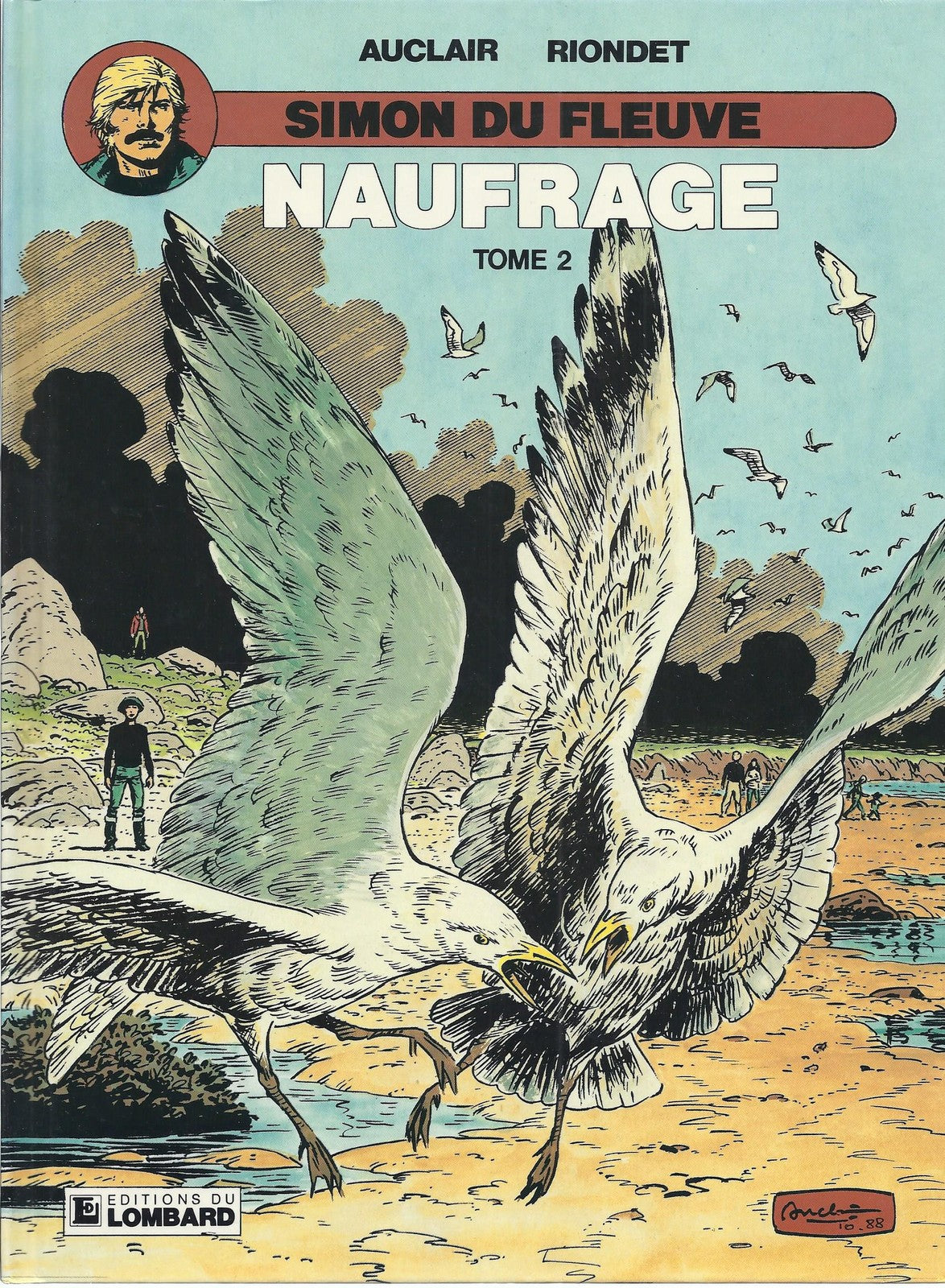 BD  Simon du fleuve  - N°9 -  Naufrage tome 2-  EO - 1989  TBE - Auclair