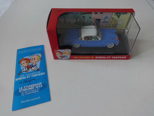 Voiture Spirou et Fantasio N°13- Le dictateur et le Ch.- 2007- Neuf- Franquin