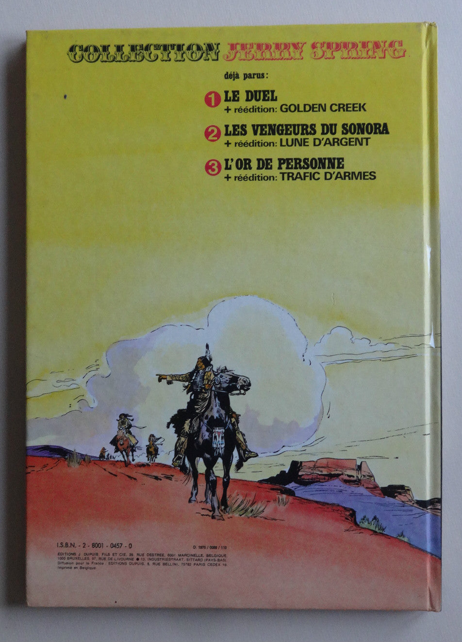 BD  Jerry Spring - Jerry contre KKK -  Grand format- - N°4 - EO -1975 -TBE- Jijé