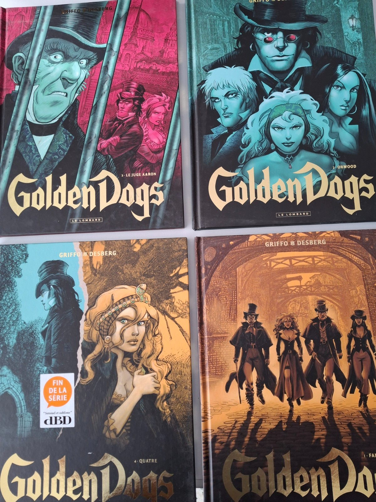 BD - Coffret - Golden Dogs - 4 volumes -2015 -  TTBE - Griffo