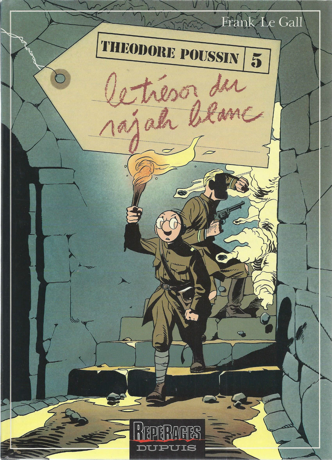 BD Théodore Poussin - Le trésor du Rajah blanc - N°5  - EO - 1991 - TBE- Le Gall
