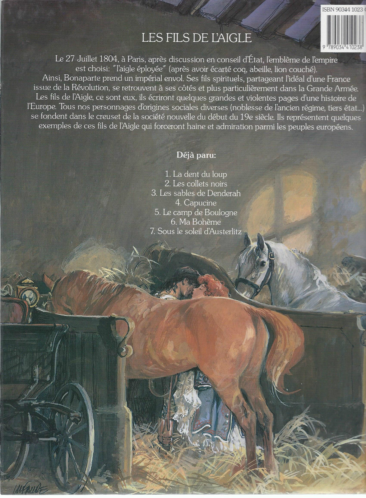 BD  Les fils de l'aigle 7 -Sous le soleil d'Austerlitz- E.O. 1993  -TTBE - Faure