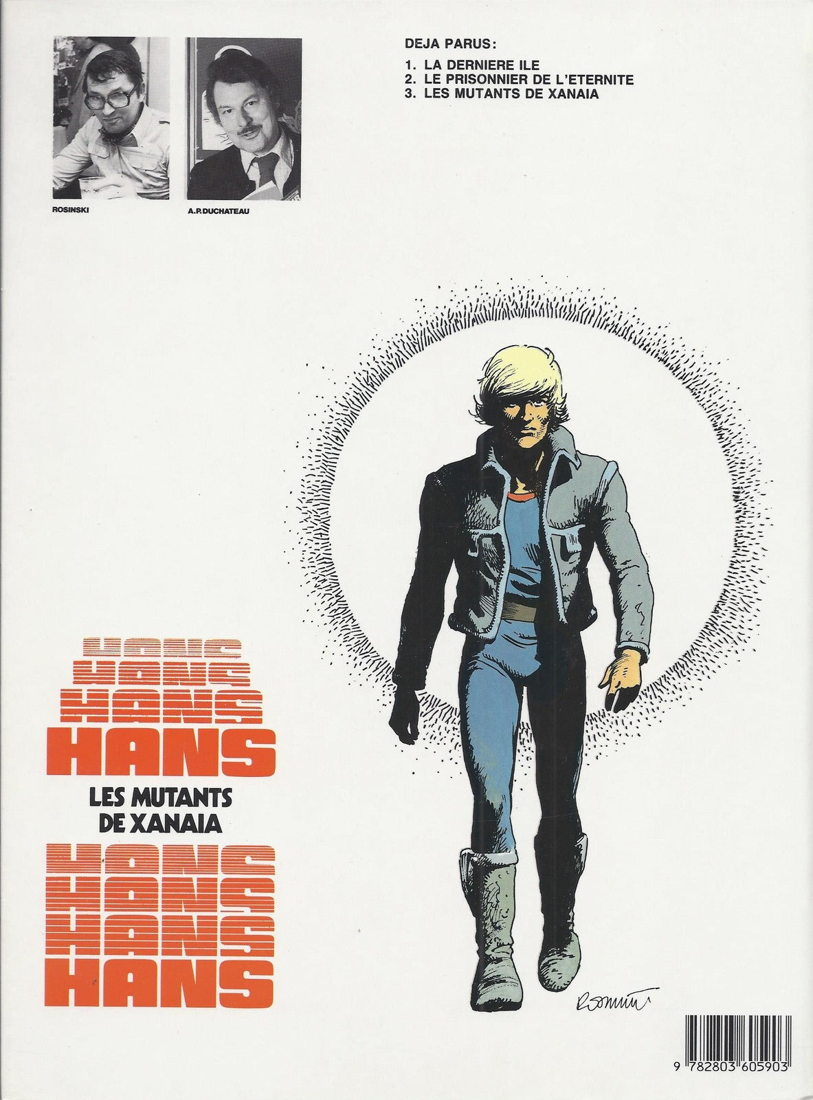 BD  Hans - N°3-  Les mutants de Xanaia -  EO .1986   - TBE - Rosinski