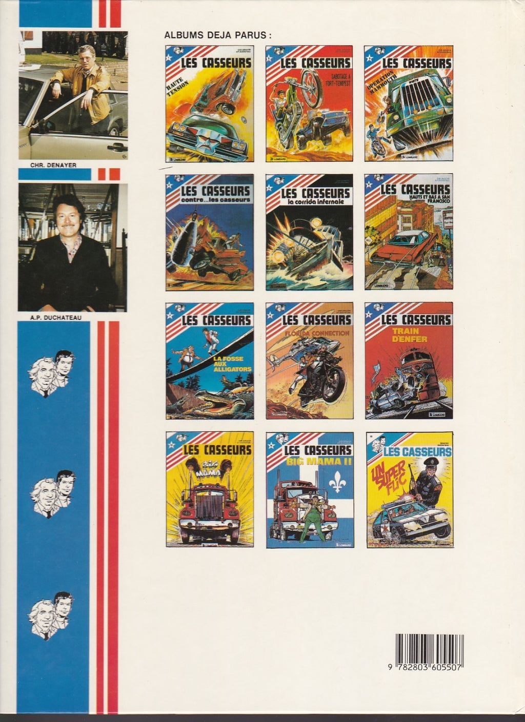 BD Les casseurs - Un super flic- N°12  EO -1986 -TBE- Denayer