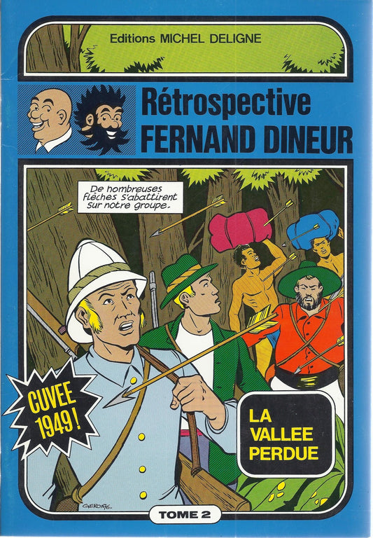 BD  Tif et Tondu  - La vallée perdue - E.O. 1976 -  TBE  - Dineur F -