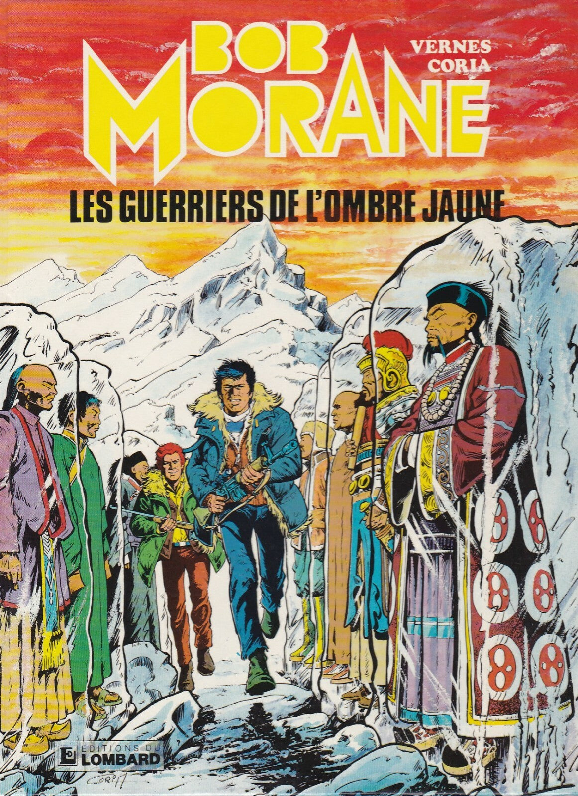 BD Bob Morane N° 30 - Les guerriers de l'ombre jaune - E.O. 1982 - TBE - Coria