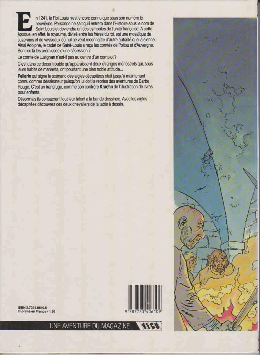 BD Les aigles décapitées - La nuit des jongleurs - N°1 - 1st Edition - 1986 - Very Good Condition - Kraehn