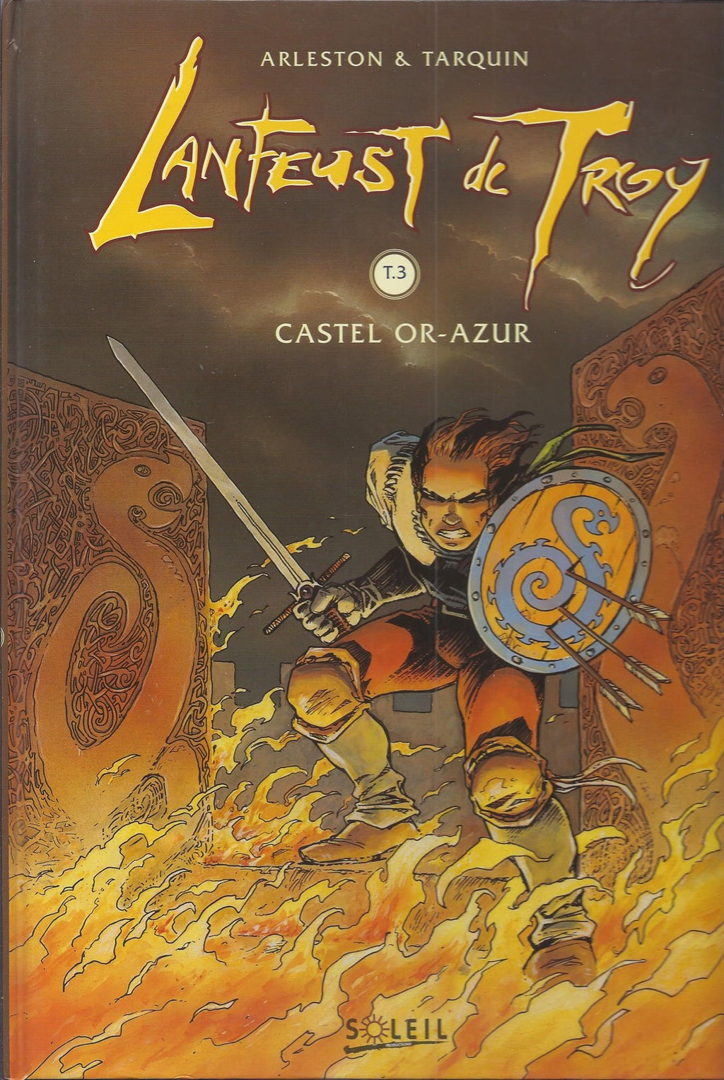 BD  Lanfeust de Troy  T.3  Castel Or-Azur - E.O.. 1996  TBE  - Tarquin