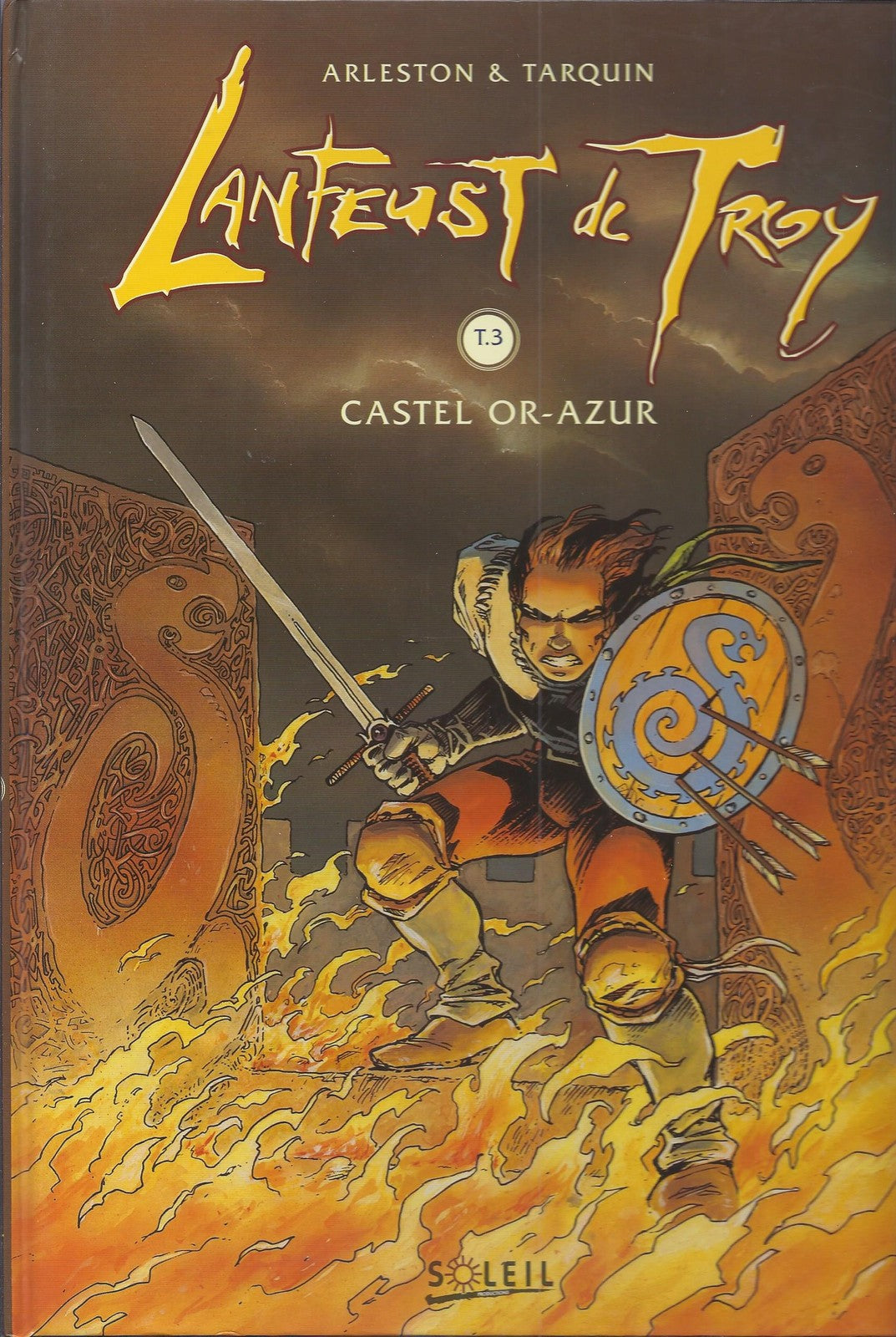 BD  Lanfeust de Troy  T.3  Castel Or-Azur - E.O.. 1996  TBE  - Tarquin