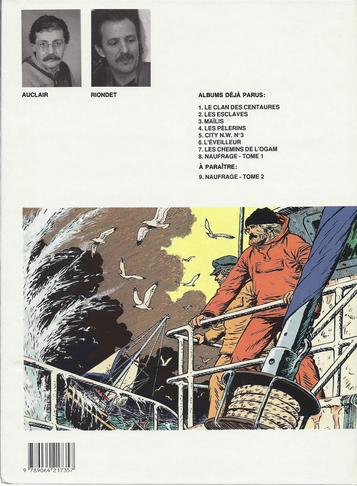 BD  Simon du fleuve  - N°8 -  Naufrage tome 1-  EO - 1989  BE - Auclair