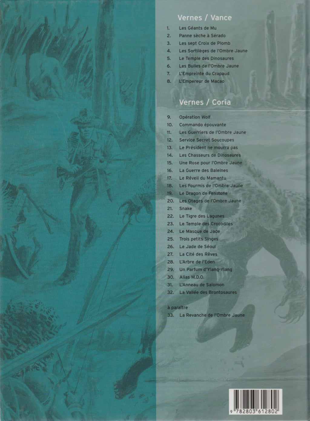 BD Bob Morane N°32 -  La vallée des Brontosaures - E.O. 1997-TTBE-Coria