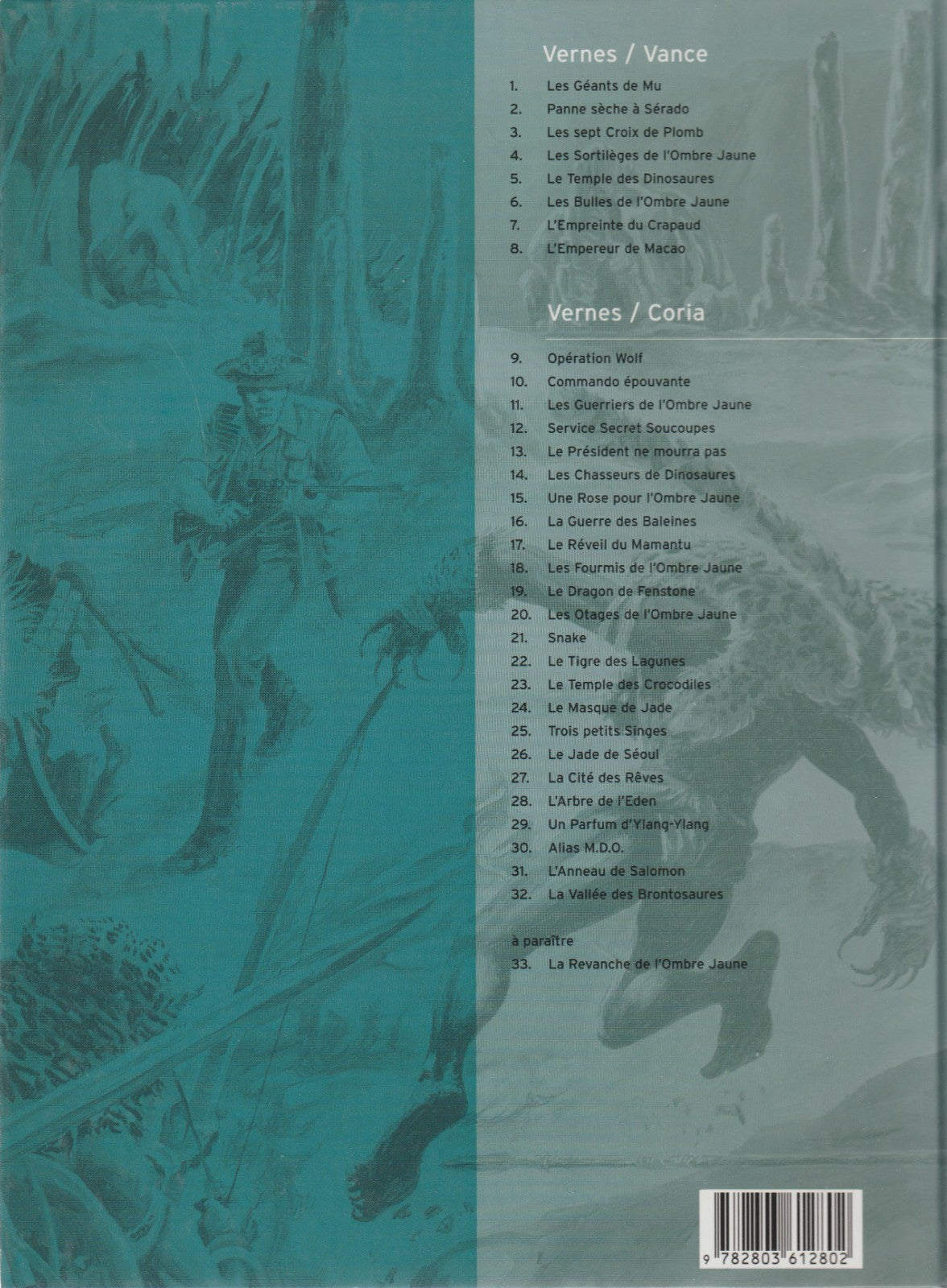 BD Bob Morane N°32 -  La vallée des Brontosaures - E.O. 1997-TTBE-Coria