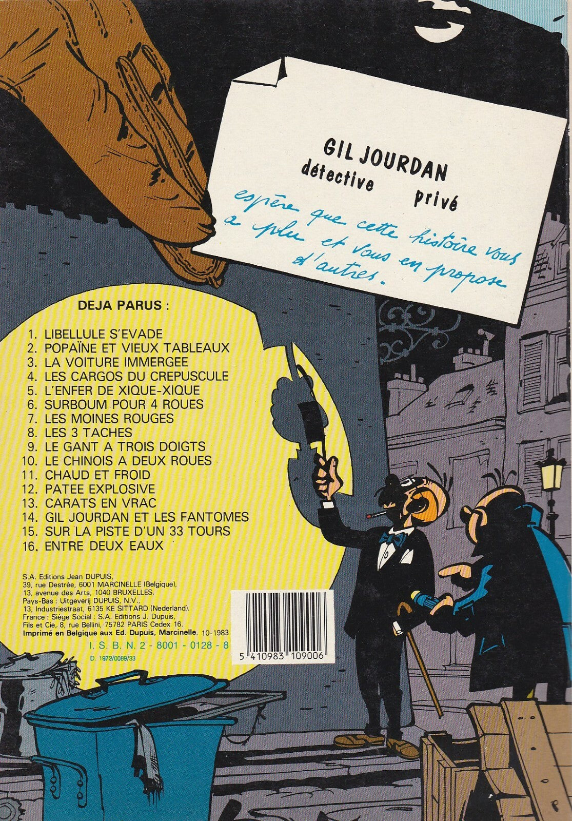 BD Gil Jourdan- Carats en Vrac  - N°13- RE- Broché-1983 -TBE- Tillieux