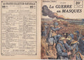 Collection Patrie - La guerre en masques - N°21-EO - 1917  TBE Groc