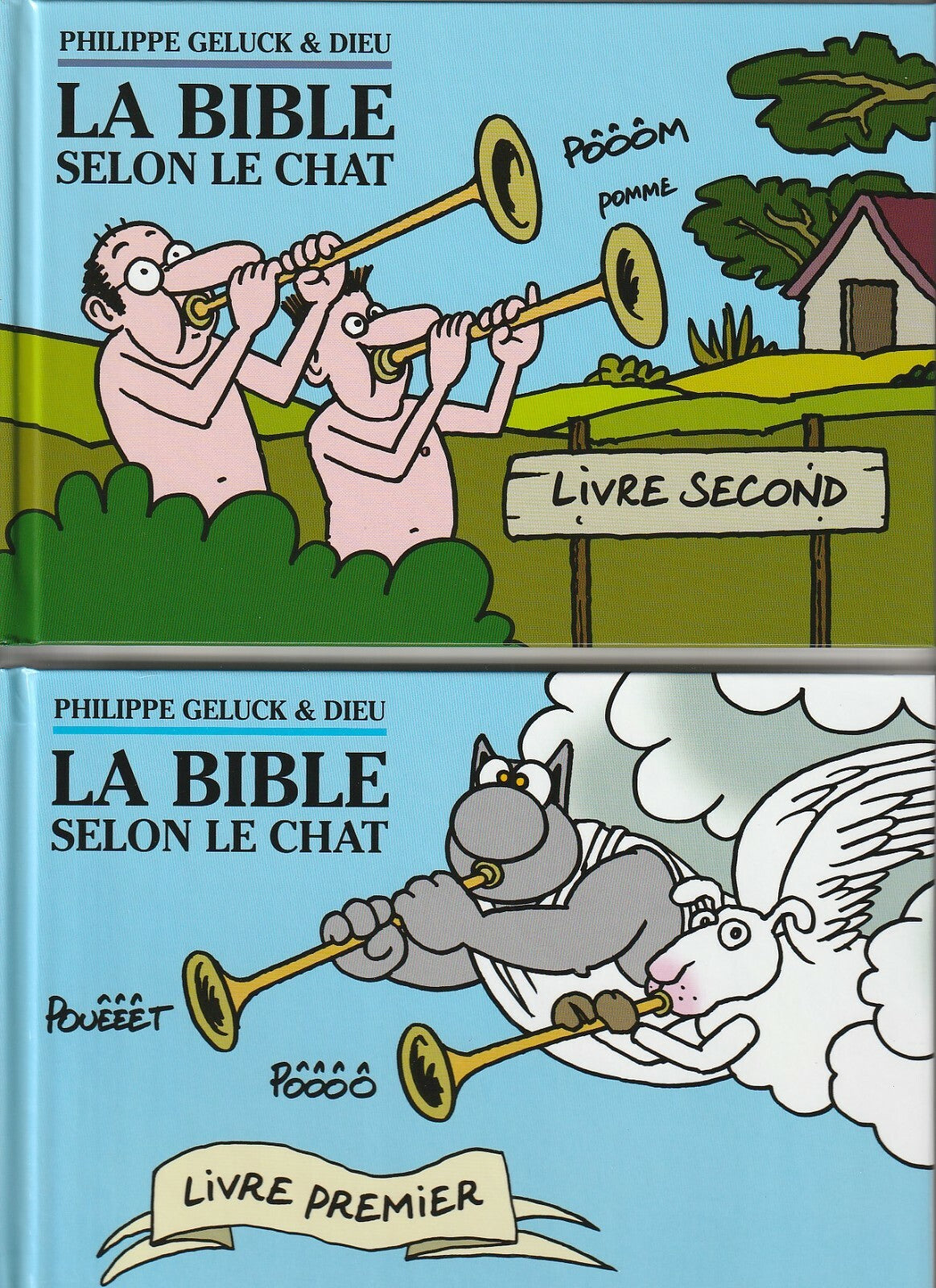 BD Le chat - La bible selon le Chat - coffret 2 albums- EO -2013 -TTBE- Geluck