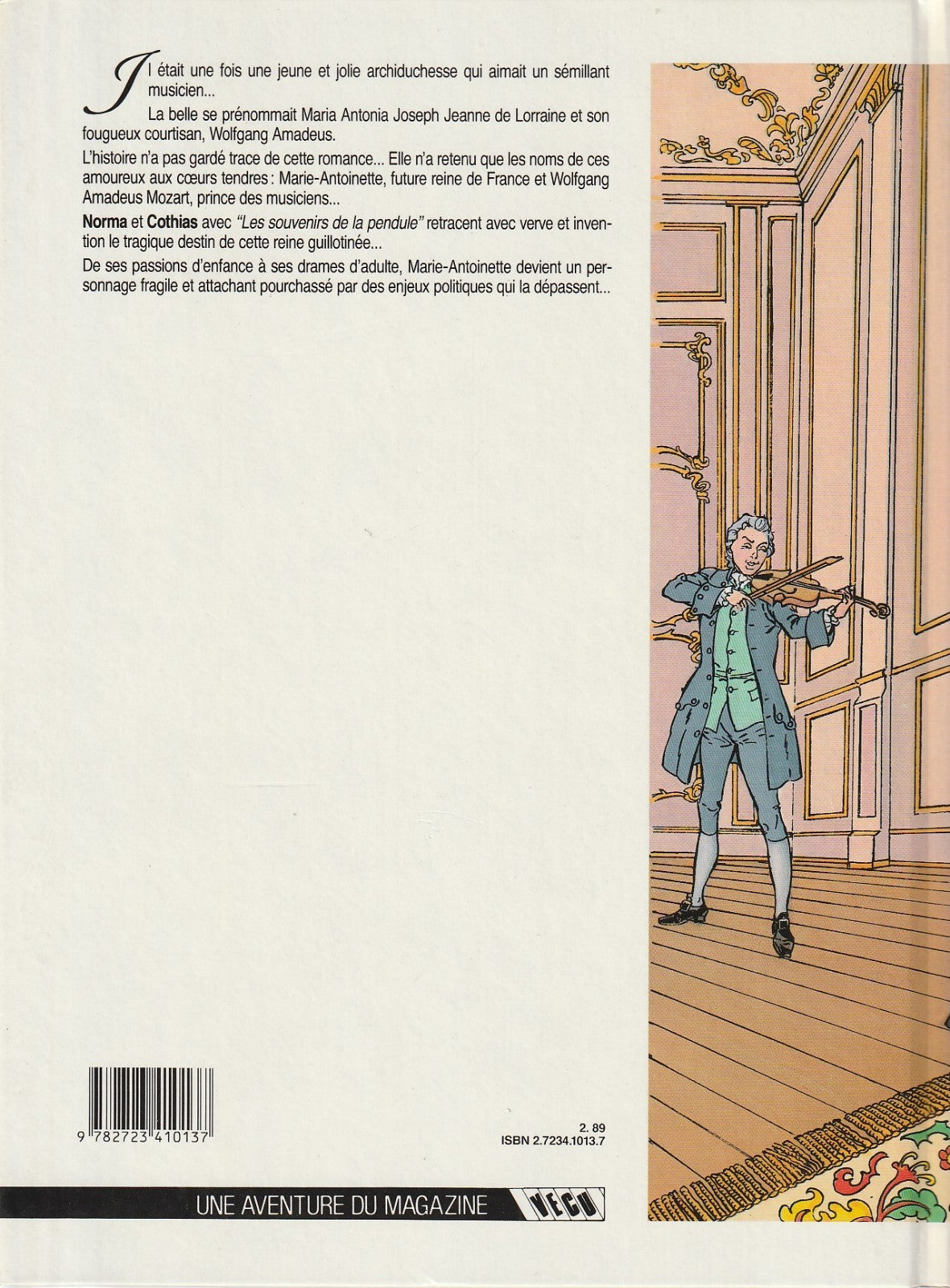 BD Les souvenirs de la pendule -Schönbrunn -N°1- EO-1989 -TBE-Norma