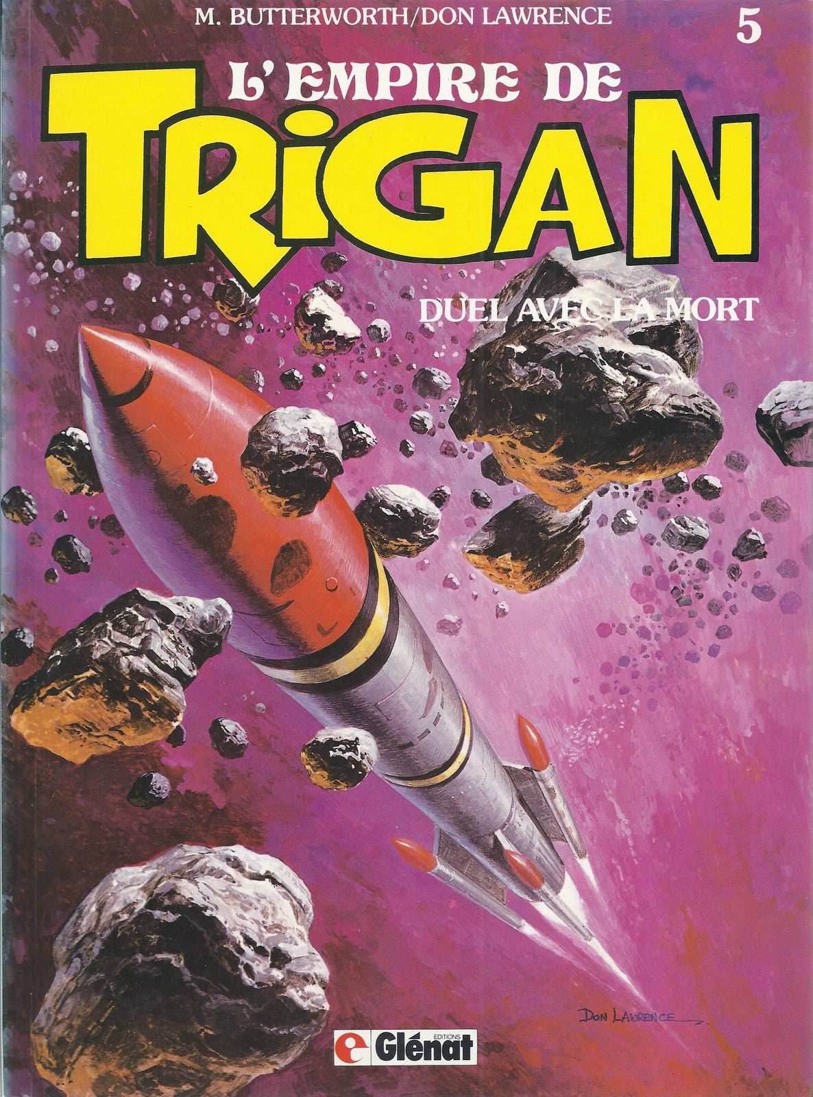 BD  Trigan - N°5 -  Duel avec la mort  -  EO .1983  - TBE - Don Lawrence