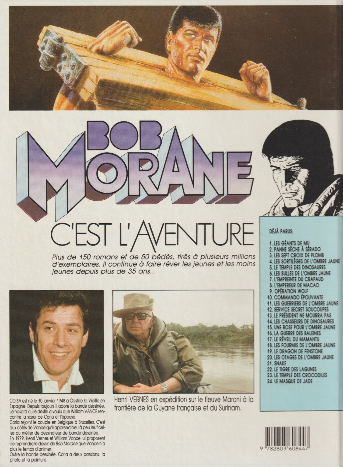 BD Bob Morane N°24 - The Jade Mask - O.E. 1990 - VGC - Coria
