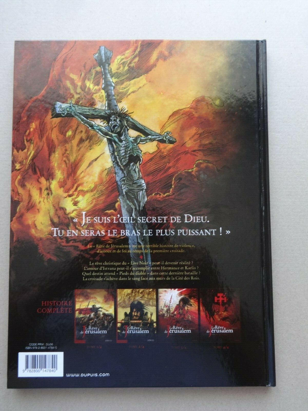 BD Le rêve de Jerusalem- Ecce Homo - N°4- EO -2010 -TTBE- Marty