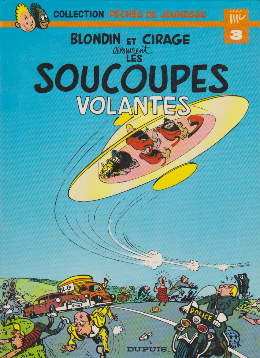 BD  Blondin et Cirage - RE - les soucoupes volantes-  CPJ - 1978 - TBE - Jijé