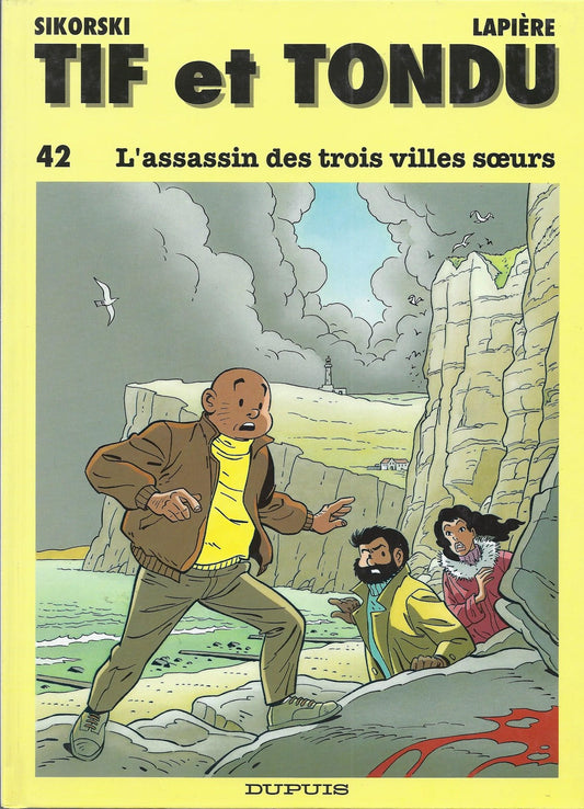 BD Tif et Tondu N°42- L'assassin des 3 villes soeurs - E.O.1995 TBE - sikorski