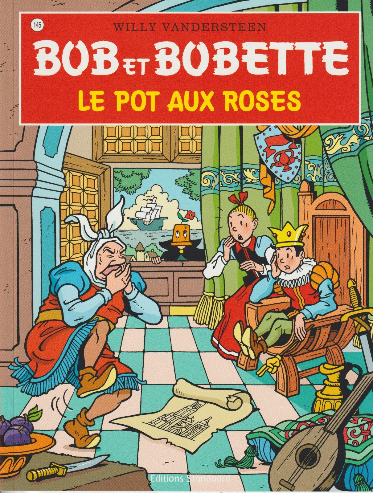 BD  Bob et Bobette-Le pot aux roses - N°145 - Ré- 2010-  TTBE -Vandersteen