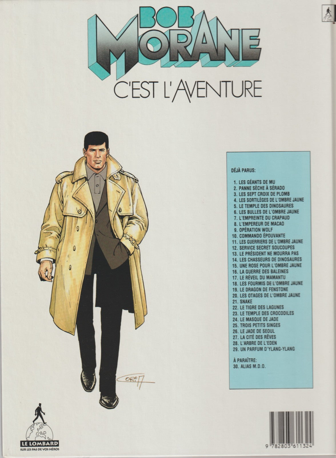 BD Bob Morane N°29 - Un Parfum d'Ylang Ylang- E.O. 1995 -TTBE-Coria