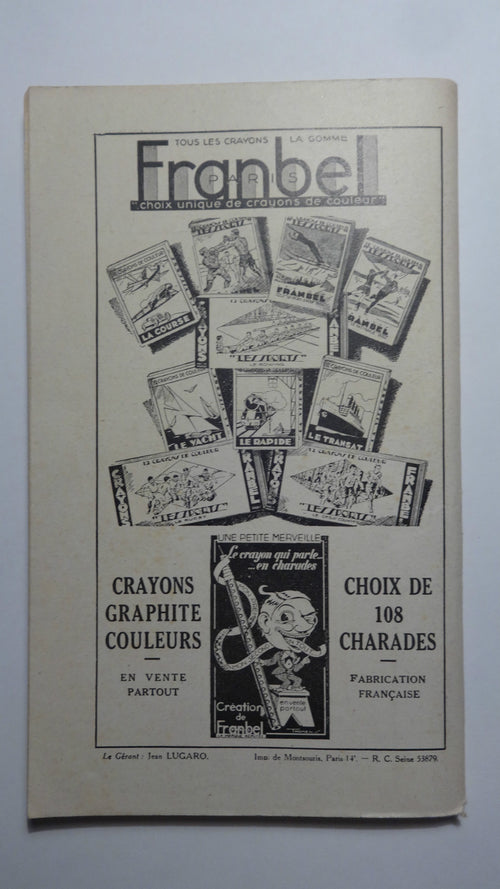 Comic Book Pierrot Almanac - Volume 9 - Original Edition - 1936 - Very Good Condition - Collective