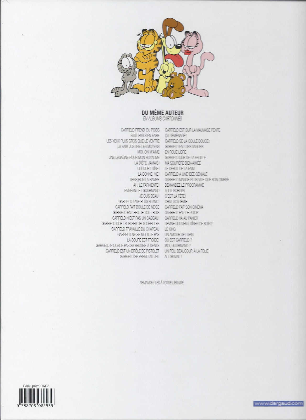 BD  Garfield  - N°48 - Au travail !  - EO. 2010 -TTBE- Davis