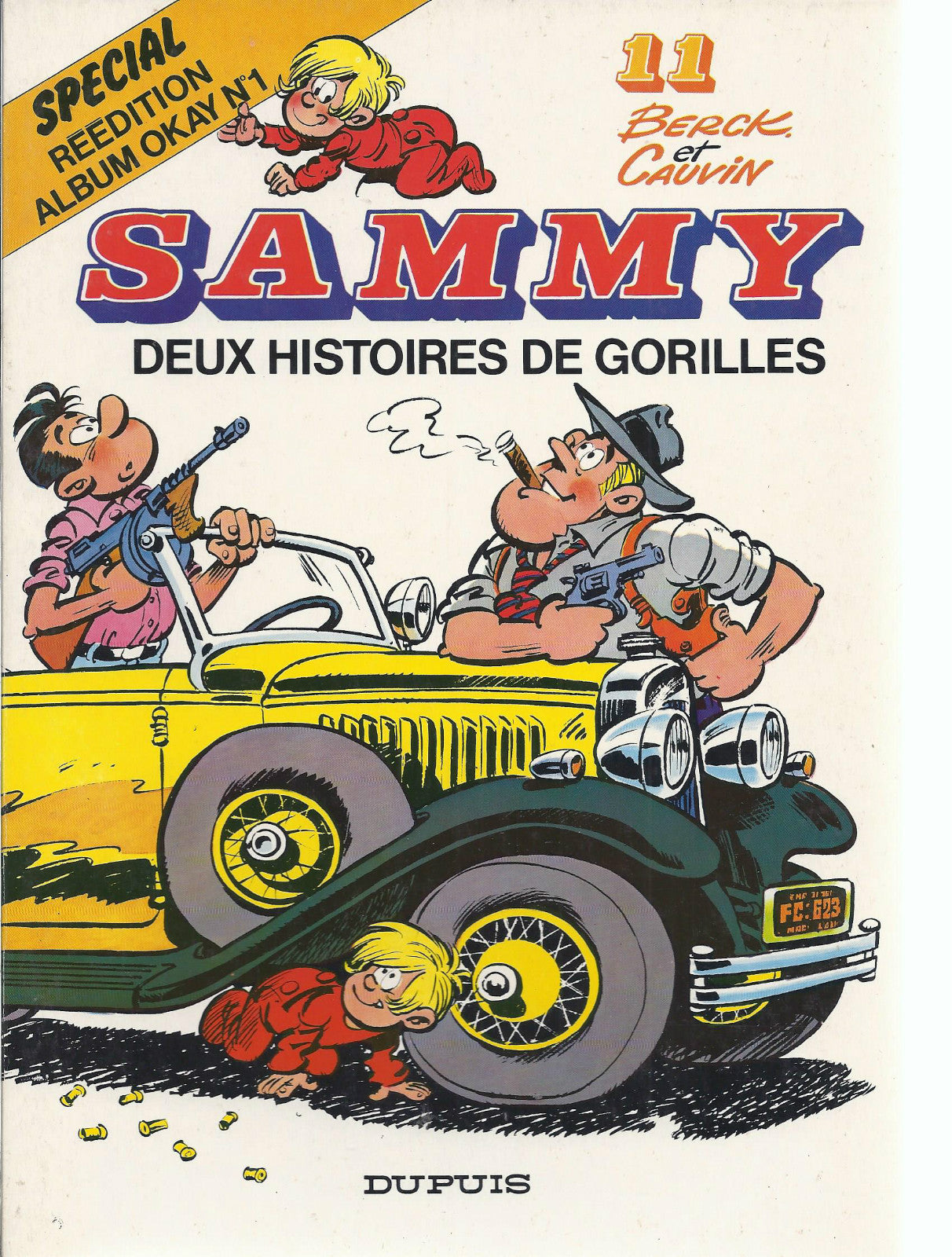 BD  Sammy - N°11 - 2 histoires de gorilles - RE. .1980 -  TBE - Berck