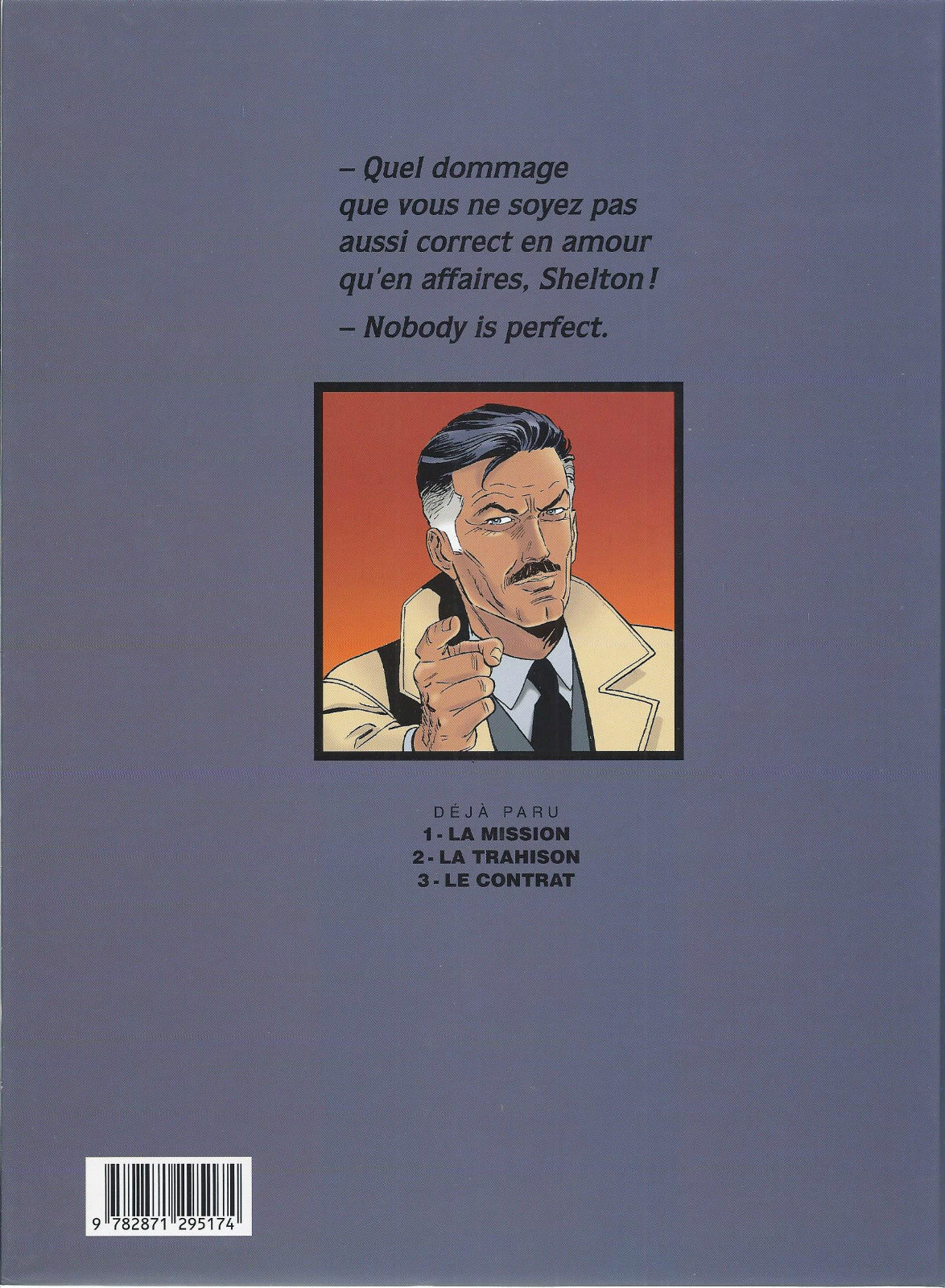 BD  Wayne Shelton - N°3 - Le contrat - EO. 2003 -TTBE- Denayer