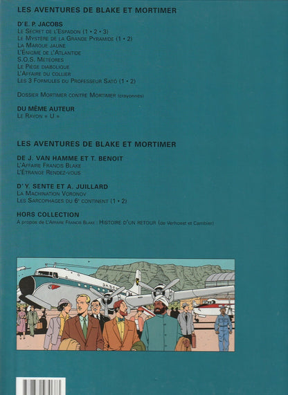 BD Blake et Mortimer - Les Sarcophages du 6éme C- N°17 -  EO -2004 -TTBE- Jacobs